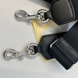 New Marc Jacob’s Black Wedding Bag Strap W/ Silver Hardware